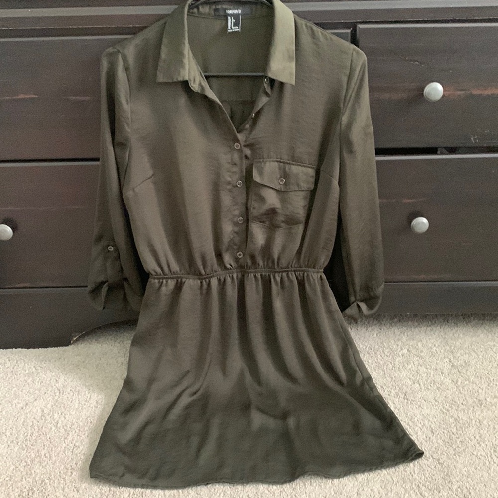 Forever 21 Green dress size S
